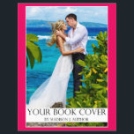 Romance Writer Book Cover | Author Photo Back Pk Flyer<br><div class="desc">Romance Writer Author Book Cover Promotion Flyer - Author Photo Back - Large,  Hot Pink</div>