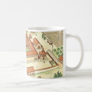 Romanesque Abbey. Model Coffee Mug