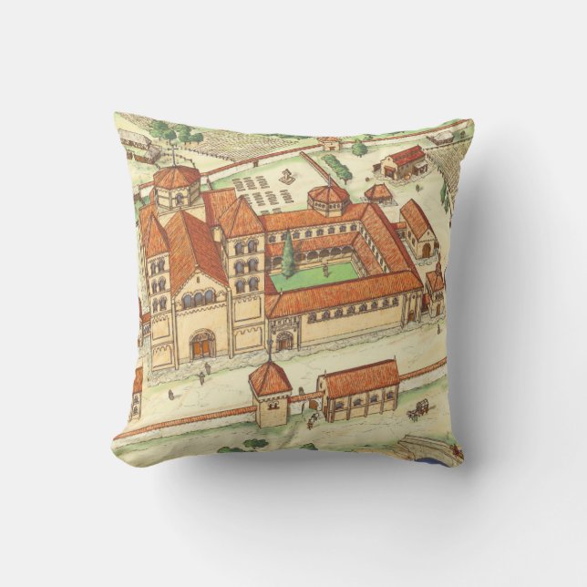 Romanesque Abbey. Model Cushion (Front)