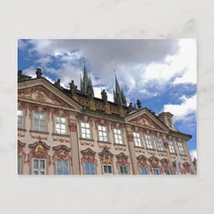 Romanesque Building(4), Old Town, Prague Postcard