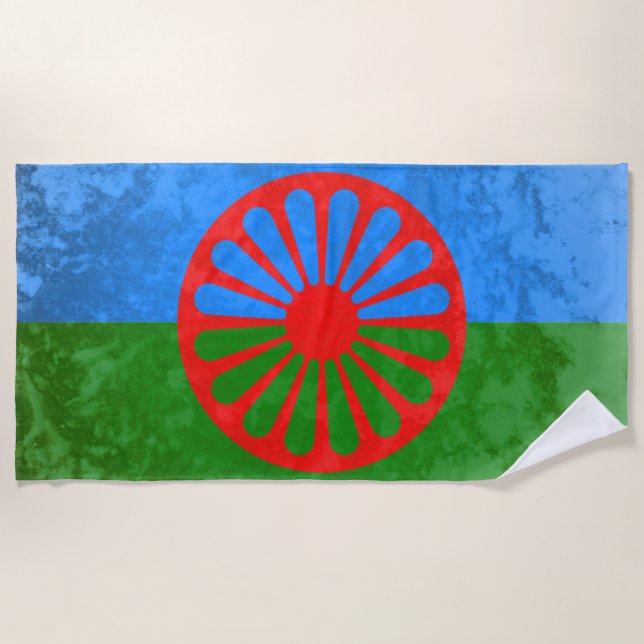 Romani Beach Towel (Front)