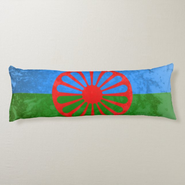 Romani flag body cushion (Back)