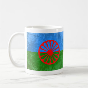 Romani flag coffee mug