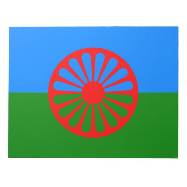 Romani Flag Notepad (Front)