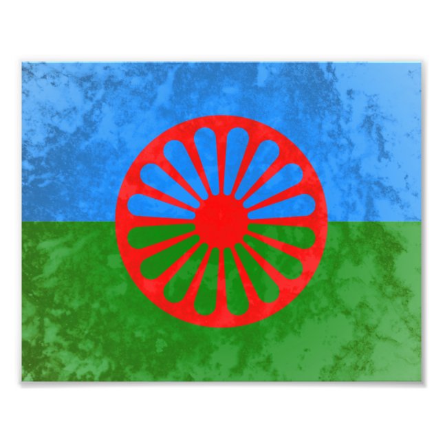 Romani flag photo print (Front)
