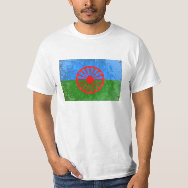 Romani flag T-Shirt (Front)