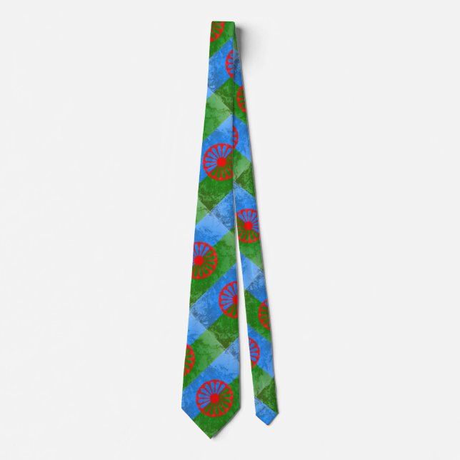 Romani flag  tie (Front)