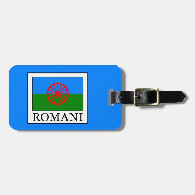 Romani Luggage Tag (Front Horizontal)