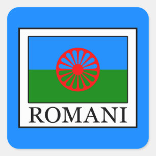 Romani Square Sticker