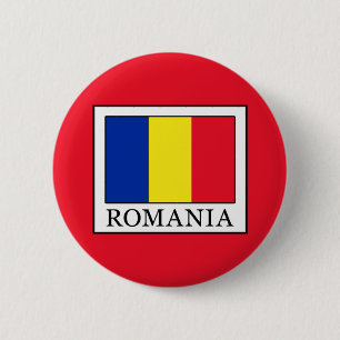 Romania 6 Cm Round Badge