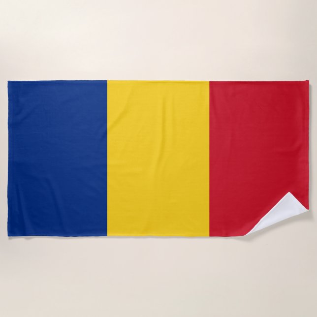 Romania Beach Towel (Front)