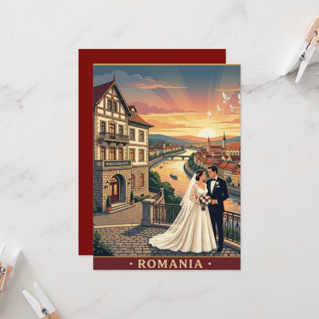 Romania Bride And Groom (Front/Back In Situ)