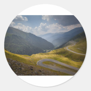 Romania Classic Round Sticker