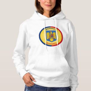 Romania Coat of Arms Circle Shape Hoodie