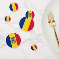 Romania Confetti, party, Romanian Flag