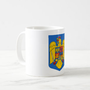 Romania country coat arms symbol emblem flag coffee mug