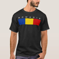 Romania country long flag symbol