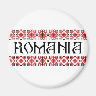 romania country symbol name text folk motif tradit magnet
