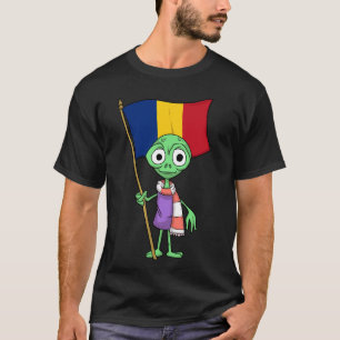 Romania Fan Aliens T-Shirt