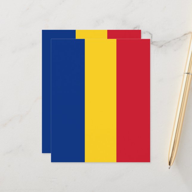 Romania flag (Front/Back In Situ)