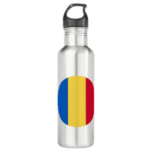 Romania Flag 710 Ml Water Bottle