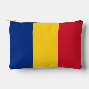 Romania flag accessory pouch