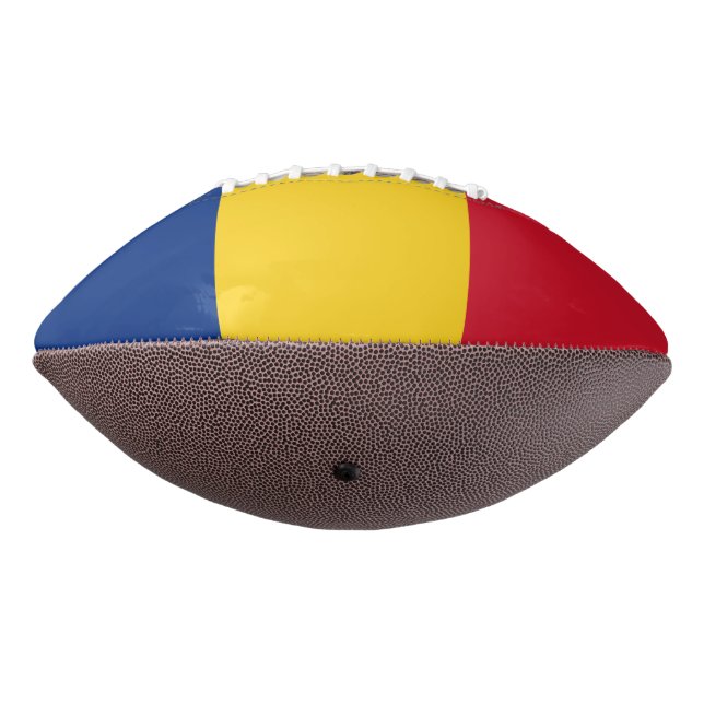 Romania flag american football (Rotated 270)