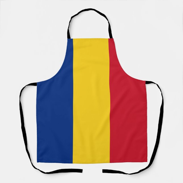 Romania Flag Apron (Front)