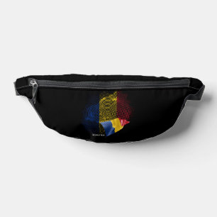 Romania flag bum bags