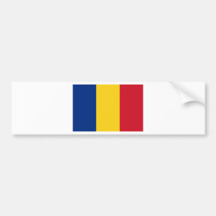 Romania flag bumper sticker