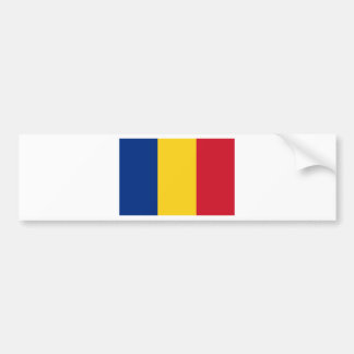 Romania flag bumper sticker