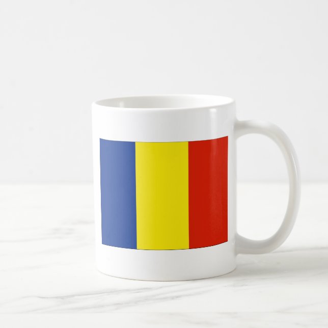 Romania flag coffee mug (Right)