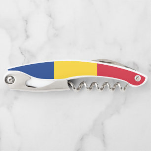 Romania flag corkscrew
