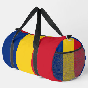 Romania flag duffle bag