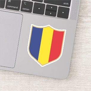 Romania Flag Emblem Patriotic Travel