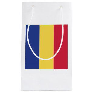 Romania Flag Emblem Small Gift Bag