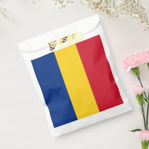 Romania flag favour bags