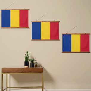 Romania flag hanging tapestry