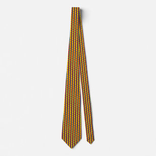 Romania Flag Honeycomb Tie