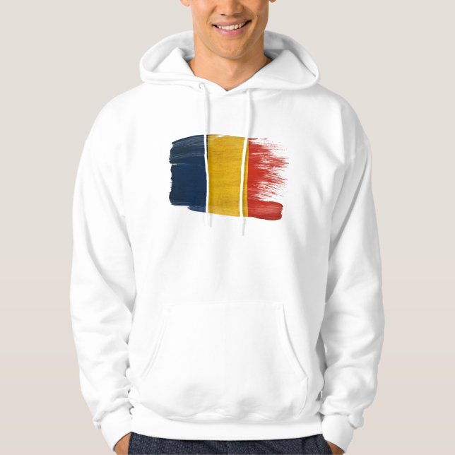 Romania Flag Hoodie (Front)