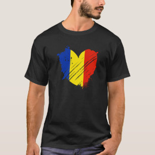 Romania Flag I love It is in my DNA for Romanians T-Shirt