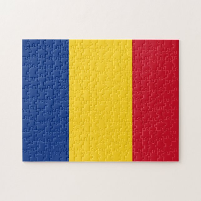 Romania Flag Jigsaw Puzzle (Horizontal)