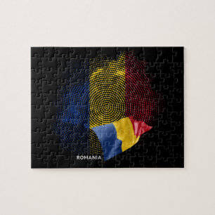 Romania flag jigsaw puzzle