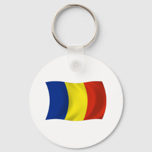 Romania Flag Keychain