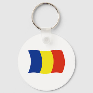 Romania Flag Keychain