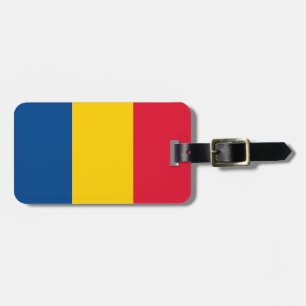 Romania Flag Luggage Tag