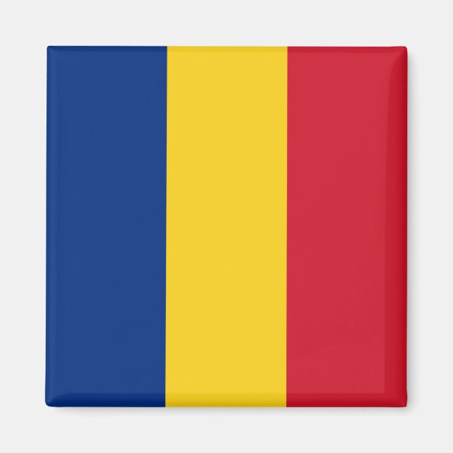 Romania Flag Magnet (Front)