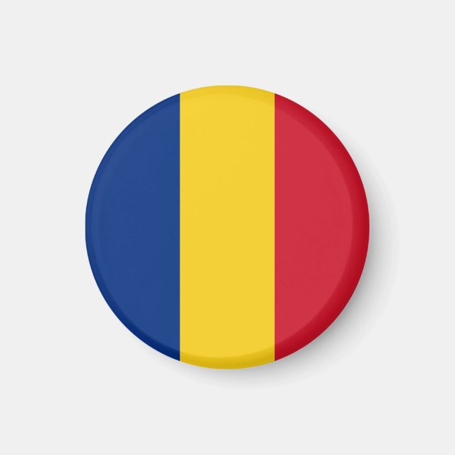 Romania Flag Magnet (Front)