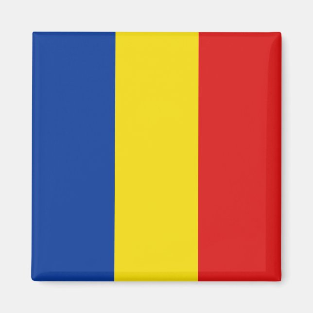 Romania Flag Magnet (Front)