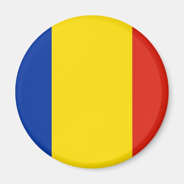 Romania Flag Magnet (Front)
